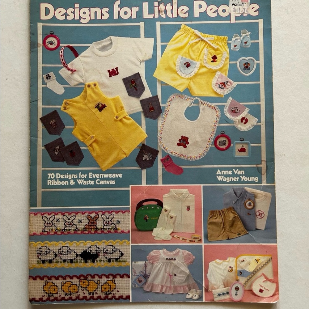 Leisure Arts "Designs for Little People" Cross Stitch Leaflet 259 (1983)